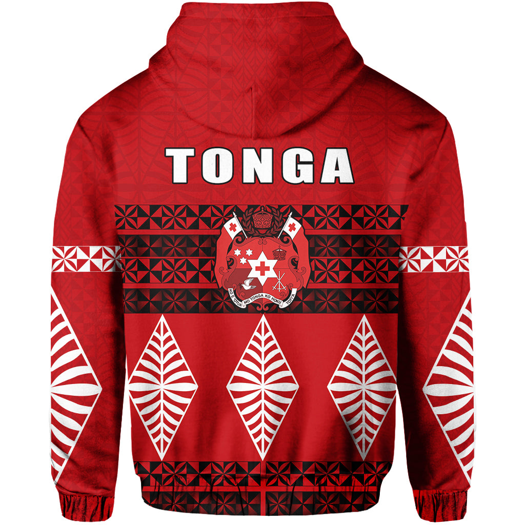 Tonga Zip Hoodie Tongan Pattern LT13 - Polynesian Pride