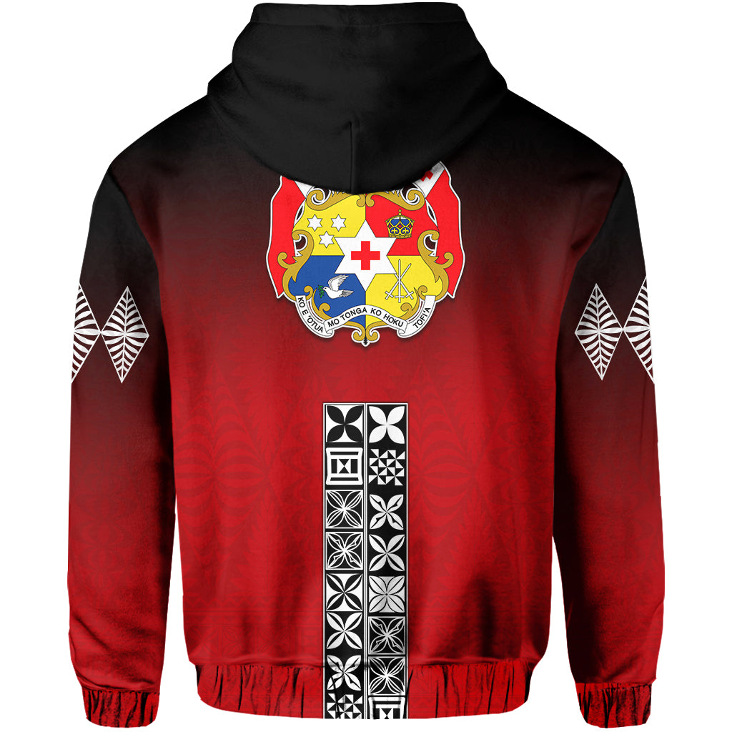 Custom Tonga Distinctive Hoodie Tongan Tapa Pattern LT13 - Polynesian Pride