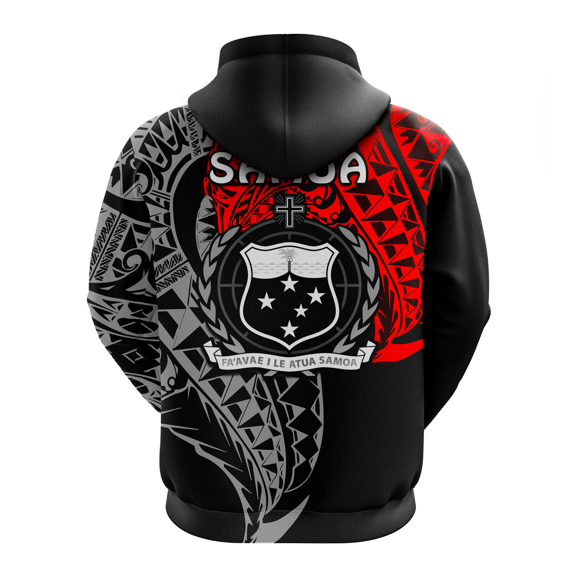 Siva Samoa Hoodie Samoan Dance Mix Red Polynesian LT13 - Polynesian Pride