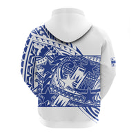 Custom Gambier Islands Zip Hoodie Polynesian Pattern French Polynesia LT13 - Polynesian Pride