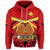 Custom Papua New Guinea Hoodie the One and Only LT13 Unisex Red - Polynesian Pride