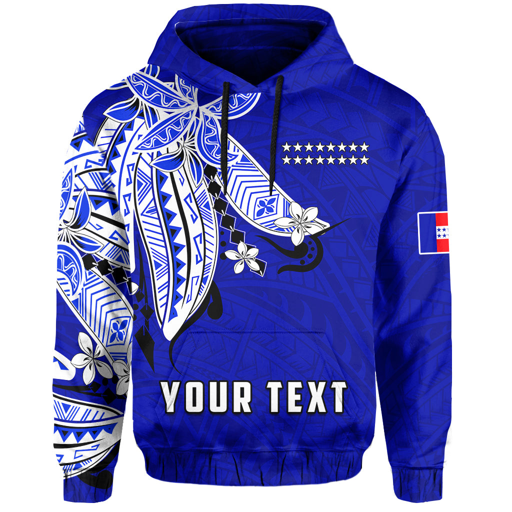 Custom Tuamotu Archipelago Hoodie Polynesian Pattern Islands French Polynesia LT13 Unisex Blue - Polynesian Pride