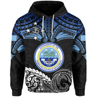 Custom Federated States of Micronesia Hoodie Happy FSM 35th Independence Anniversary LT13 - Polynesian Pride