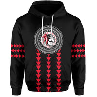 Custom Red Raiders Hoodie Kahuku School LT13 - Polynesian Pride