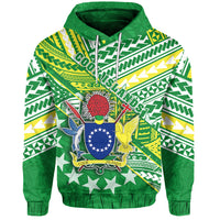 Cook Islands Rugby Hoodie New Breathable LT13 Unisex Green - Polynesian Pride