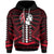 Polynesian Red Raiders Hoodie Kahuku Hawaii School LT13 Unisex Black - Polynesian Pride