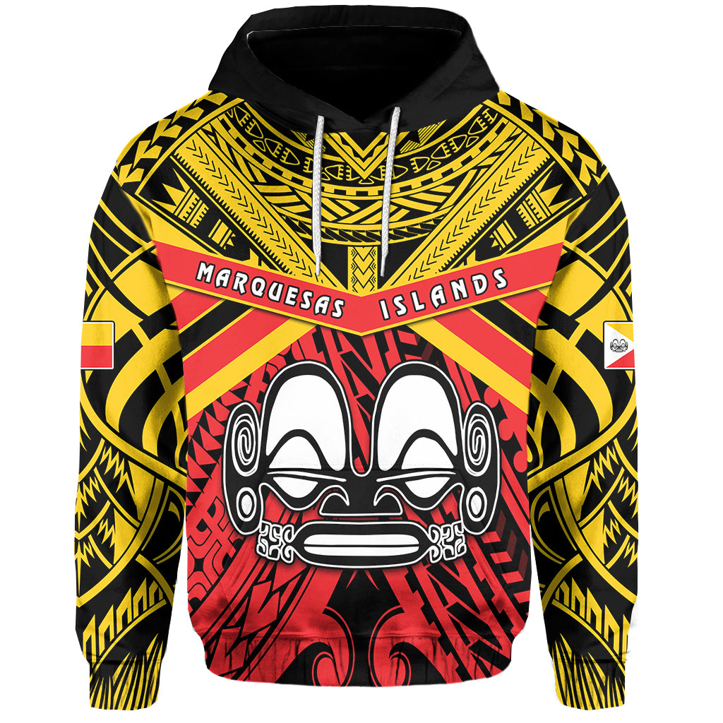 Marquesas Islands Hoodie the One and Only LT13 Unisex Red - Polynesian Pride