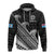 Fiji Sevens Rugby Fijian 7s Black Tapa Polynesian Art Hoodie LT14 Pullover Hoodie Black - Polynesian Pride