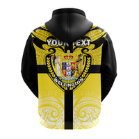 Custom Wellington Hoodie New Zealand Maori Pattern LT14 - Polynesian Pride