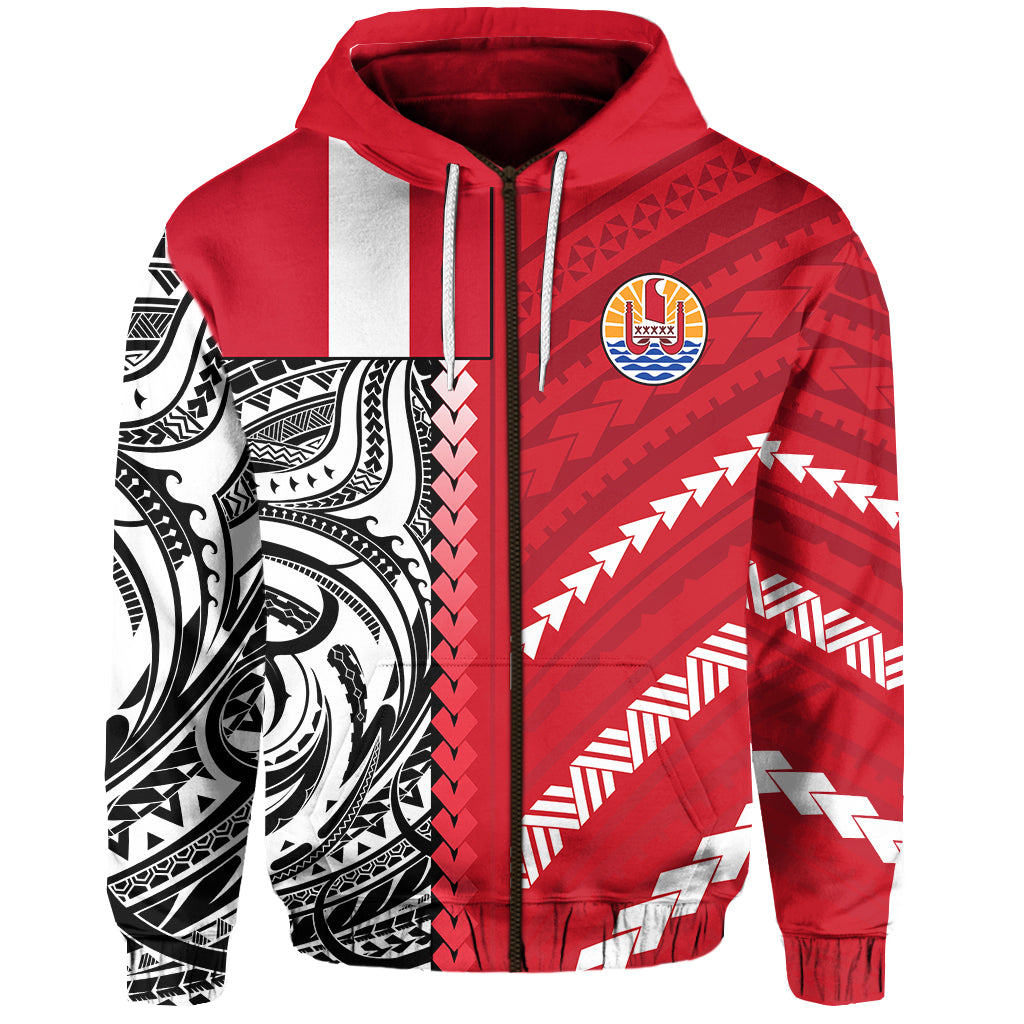 tahiti-unique-zip-hoodie-polynesia-pattern
