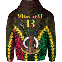 (Custom Text and Number) Vanuatu Indigenous Hoodie Proud To Be Ni Vanuatu Polynesian Pattern LT13 - Polynesian Pride