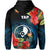 Yap State Hoodie FSM Hibiscus Flowers Mix Polynesian LT14 - Polynesian Pride