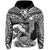 Custom Hawaii Hoodie Kakau Polynesian Crab With Waves Ver.04 LT14 Pullover Hoodie Black - Polynesian Pride