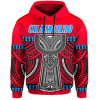 Custom Guam Chamorro Hoodie Latte Stone Red Polynesian Haligi LT13 - Polynesian Pride