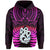 Aotearoa Fern Hoodie New Zealand Hei Tiki Purple Style LT13 Purple - Polynesian Pride