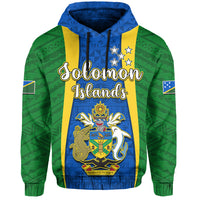 Solomon Islands Day Hoodie 44 Years Independence Anniversary LT13 Hoodie Green - Polynesian Pride