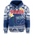 Custom Samoa Hoodie Samoan Plumeria Flowers Mix Polynesian Pattern LT14 - Polynesian Pride