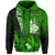Custom New Caledonia Hoodie Nautilus Green Polynesian Hibiscus LT13 Pullover Hoodie Green - Polynesian Pride