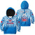 (Custom Text And Number) Samoa Rugby Hoodie KID Personalise Toa Samoa Polynesian Pacific Blue Version LT14 Blue - Polynesian Pride