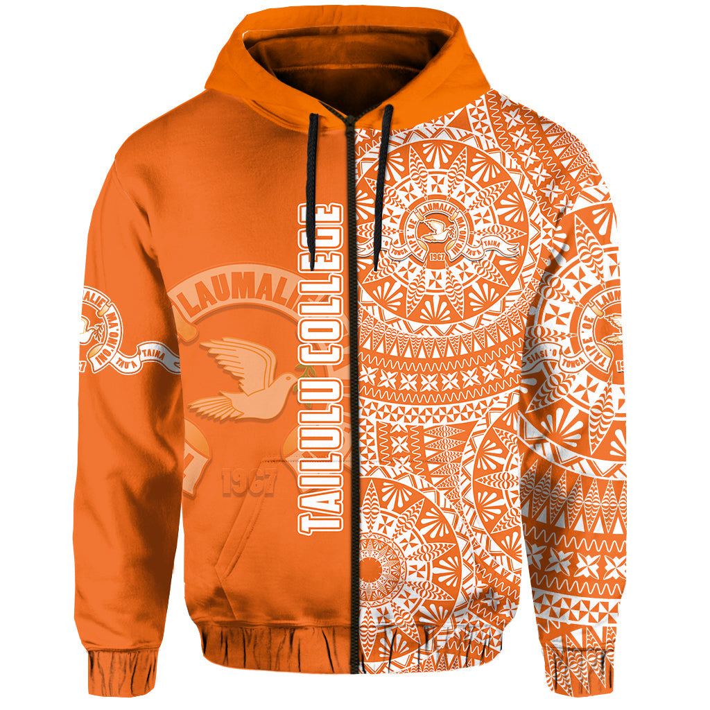 Custom Tailulu Tonga College Hoodie Tongan Ngatu Pattern LT14 - Polynesian Pride