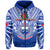 Samoa Rugby Hoodie Manu Samoa 7s Ginger Blue Polynesian LT14 Zip Hoodie Blue - Polynesian Pride