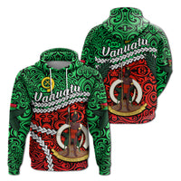 Vanuatu Hoodie Simple LT13 Unisex Green - Polynesian Pride