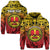 Custom Marquesas Islands Hoodie Mata Tiki Polynesian Pattern LT13 Unisex Yellow - Polynesian Pride