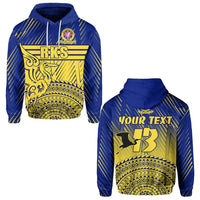 Custom Ratu Kadavulevu Hoodie Golden Heron Fiji School Unisex Golden - Polynesian Pride