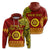 Custom Tonga High School Hoodie Tongan Ngatu LT13 Unisex Red - Polynesian Pride