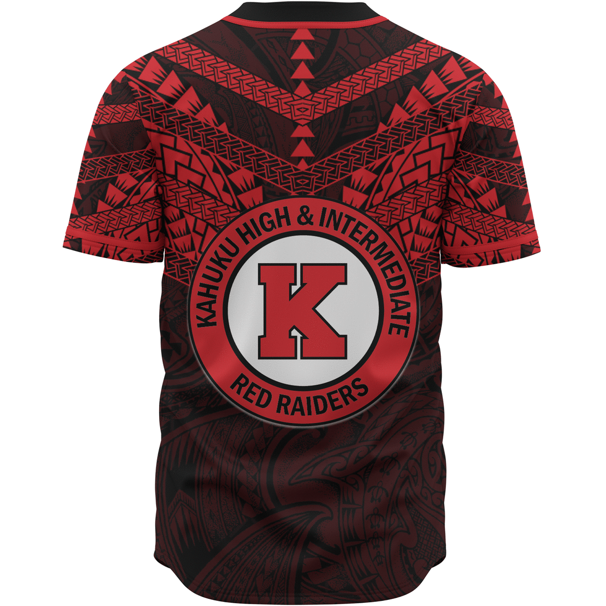 Hawaii Custom Personalised Baseball Shirt - Kahuku High And Intermediate School Logo LT10 - Polynesian Pride
