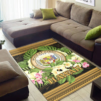 Hawaii Area Rug - Polynesian Gold Patterns Collection - Polynesian Pride