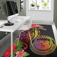 Hawaii Area Rug - Tropical Hippie Style - Polynesian Pride