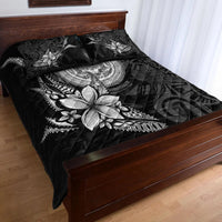 Hawaii Quilt Bed Set - Fish With Plumeria Flowers Style - Polynesian Pride