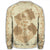 Hawaii Anchor Hibiscus Flower Vintage Sweatshirt - AH - Beige - Polynesian Pride
