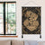 Hawaii Anchor Hibiscus Flower Vintage Hanging Poster - AH - Gold - Polynesian Pride