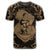 Hawaii Anchor Hibiscus Flower Vintage T Shirt Gold - Polynesian Pride