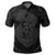 Hawaii Anchor Hibiscus Flower Vintage Polo Shirt Grey - Polynesian Pride
