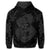 Hawaii Anchor Hibiscus Flower Vintage Zip Hoodie Grey - Polynesian Pride