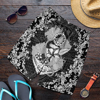 Hawaii Anchor Hibiscus Flower Vintage Men's Shorts - AH Art - Polynesian Pride