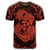 Hawaii Anchor Hibiscus Flower Vintage T Shirt Orange - Polynesian Pride
