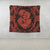 Hawaii Anchor Hibiscus Flower Vintage Tapestry - AH - Orange - Polynesian Pride
