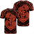 Hawaii Anchor Hibiscus Flower Vintage T Shirt Orange Unisex Black - Polynesian Pride