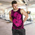 Hawaii Anchor Hibiscus Flower Vintage Tank Top - AH - Pink - Polynesian Pride
