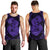 Hawaii Anchor Hibiscus Flower Vintage Tank Top - AH - Purple - Polynesian Pride