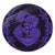 Hawaii Anchor Hibiscus Flower Vintage Round Carpet - AH - Purple Round Carpet Luxurious Plush - Polynesian Pride