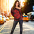 Hawaii Anchor Hibiscus Flower Vintage Women's Off Shoulder Sweater - AH - Red - Polynesian Pride