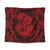Hawaii Anchor Hibiscus Flower Vintage Tapestry - AH - Red Wall Tapestry Black - Polynesian Pride