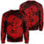 Hawaii Anchor Hibiscus Flower Vintage Sweatshirt - AH - Red Unisex Black - Polynesian Pride