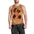 Hawaii Anchor Hibiscus Flower Vintage Tank Top - AH - Red Orange Black - Polynesian Pride