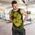 Hawaii Anchor Hibiscus Flower Vintage Tank Top - AH - Yellow - Polynesian Pride
